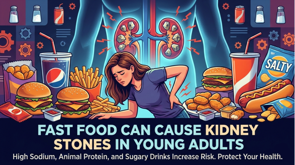 How Fast Food Is Increasing Kidney Stone Risk in Young Adults