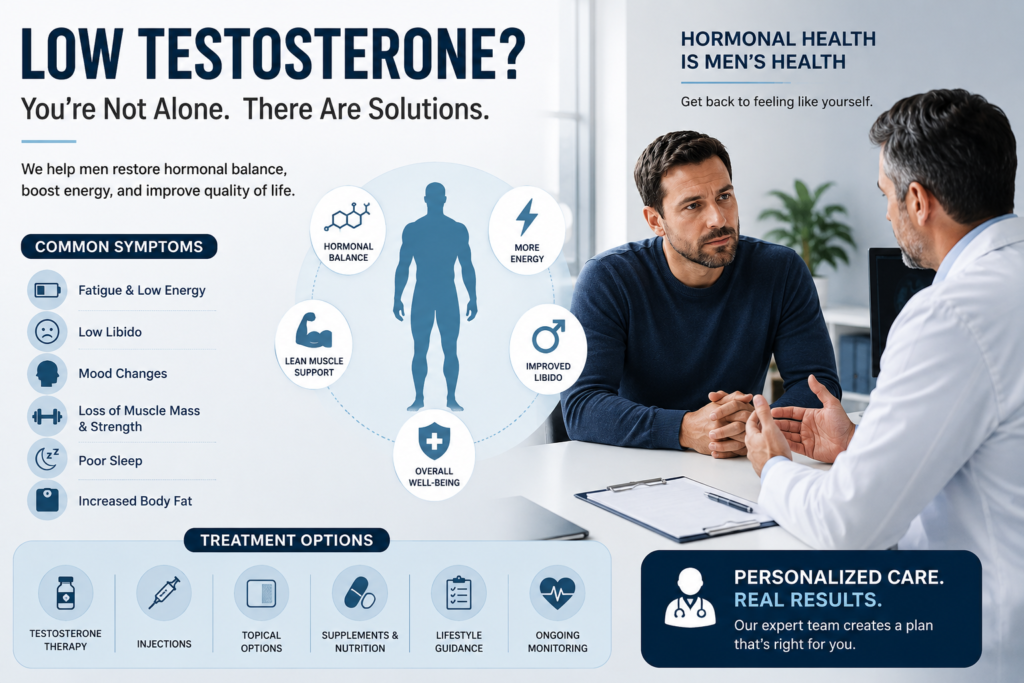 Testosterone Levels in Men: Symptoms of Low T and Treatment