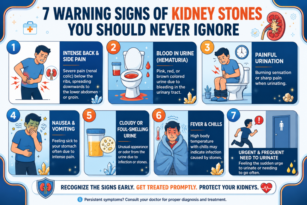 7 Warning Signs of Kidney Stones You Should Never Ignore