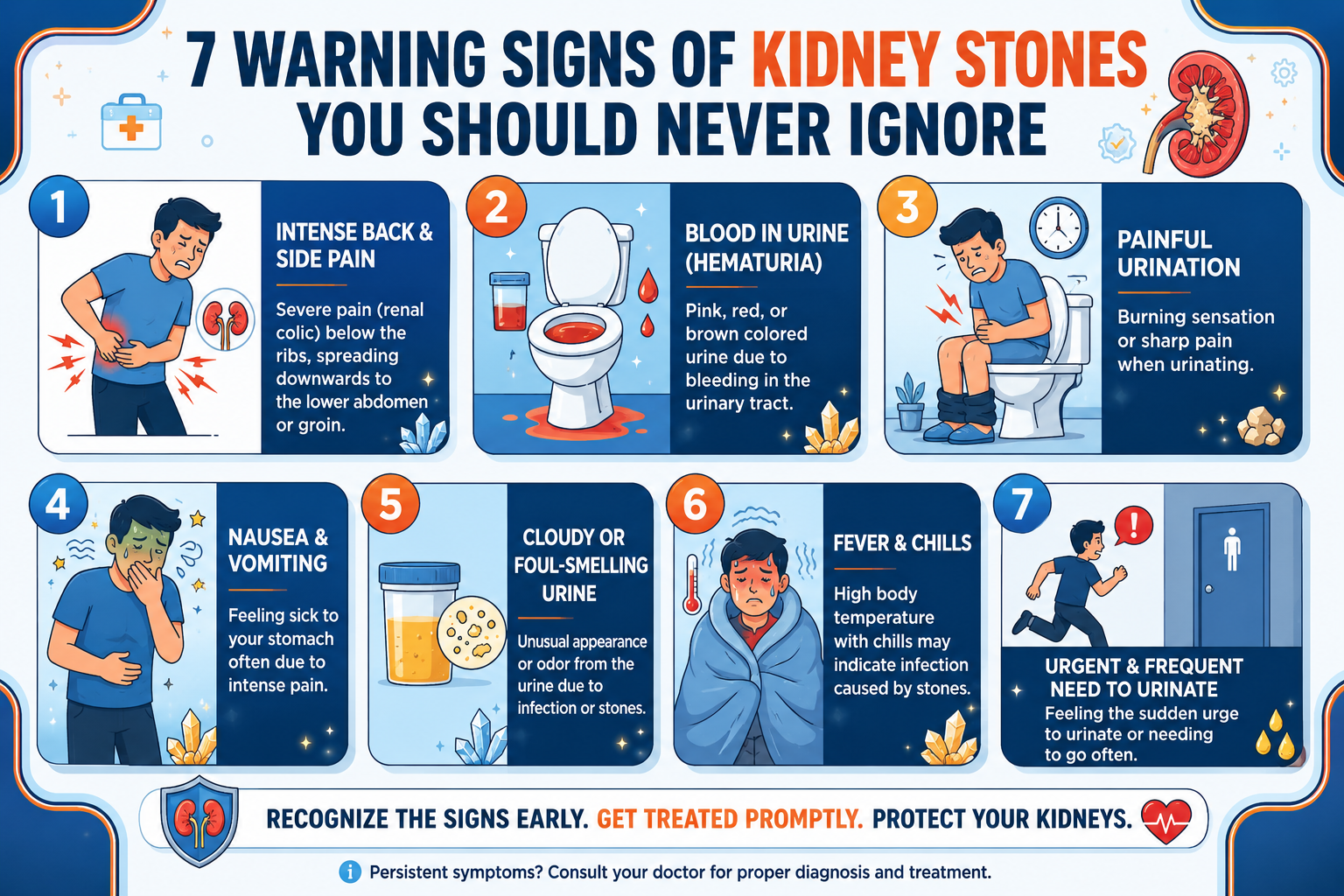 7 Warning Signs of Kidney Stones You Should Never Ignore