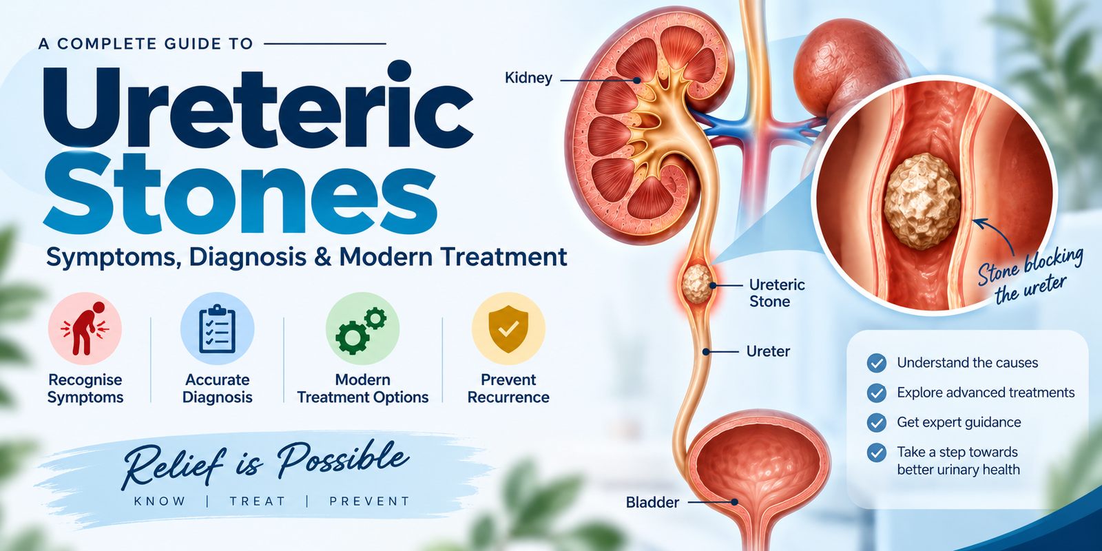 Ureteric Stones: Symptoms, Diagnosis & Modern Treatment